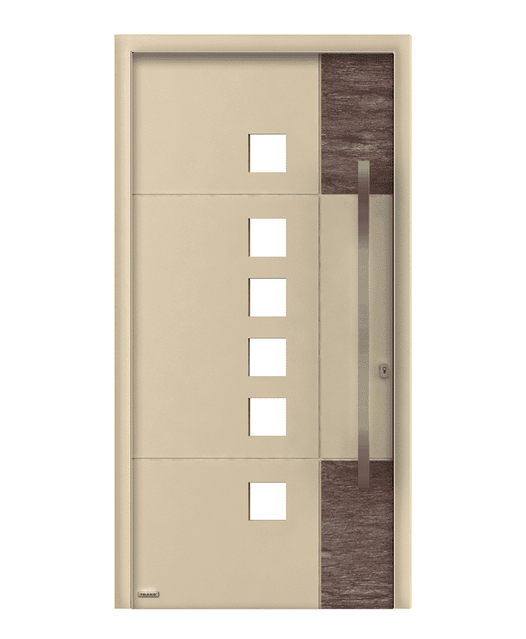 Porte d'entrée PVC modèle WERA – Romisol Suisse