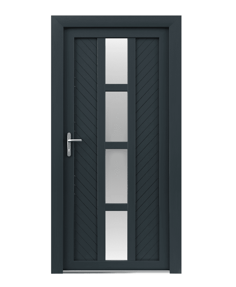 Porte d'entrée PVC modèle BELLA 2 – Romisol Suisse