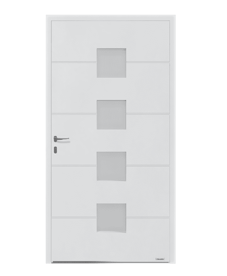 Porte d'entrée aluminium modèle ARGEA – Romisol Suisse