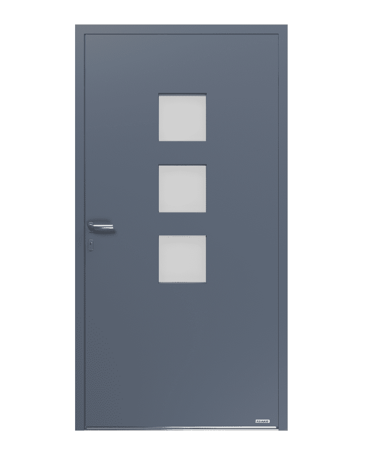 Porte d'entrée aluminium modèle PERLA – Romisol Suisse