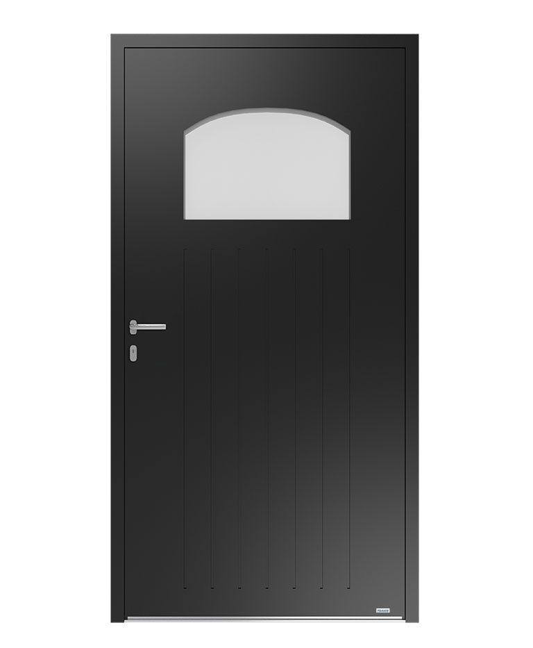 Porte d'entrée aluminium modèle LUX – Romisol Suisse