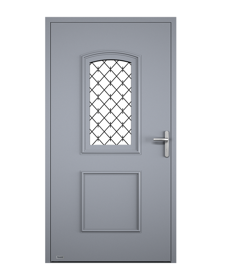 Porte d'entrée aluminium modèle RENE – Romisol Suisse