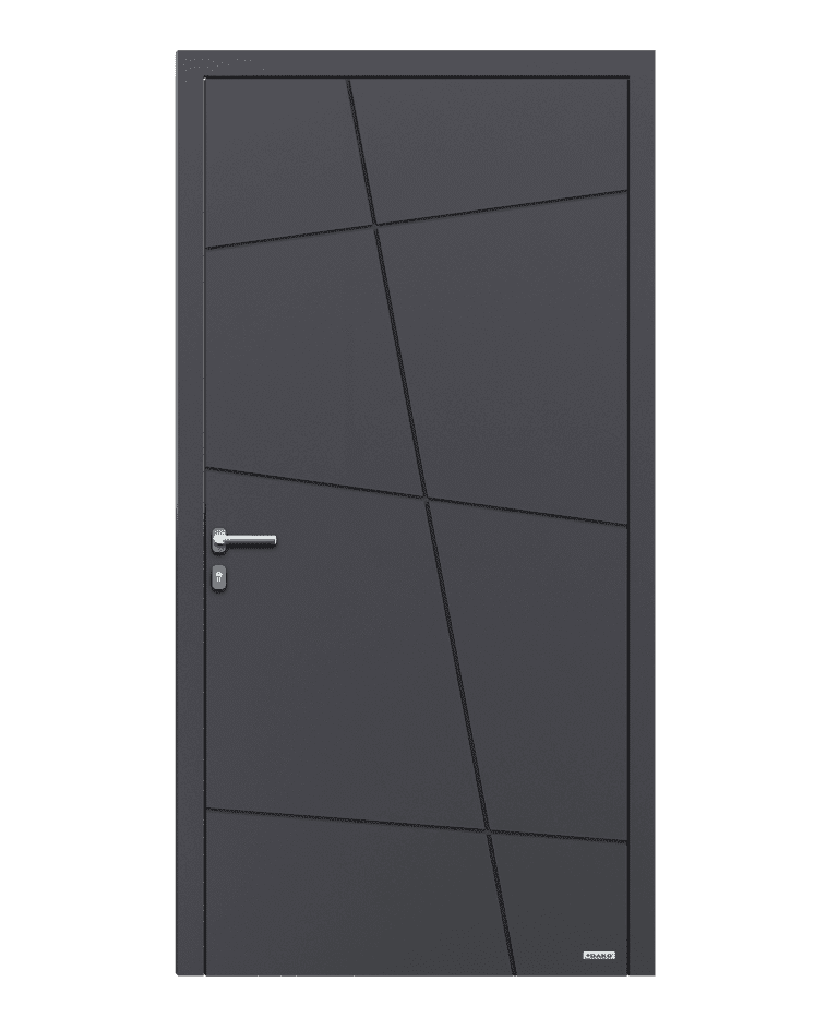 Porte d'entrée aluminium modèle AUREA – Romisol Suisse