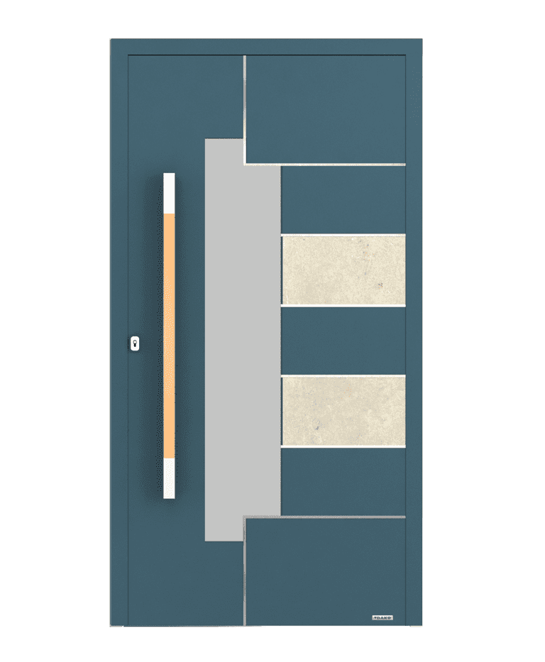 Porte d'entrée aluminium modèle MERUL – Romisol Suisse