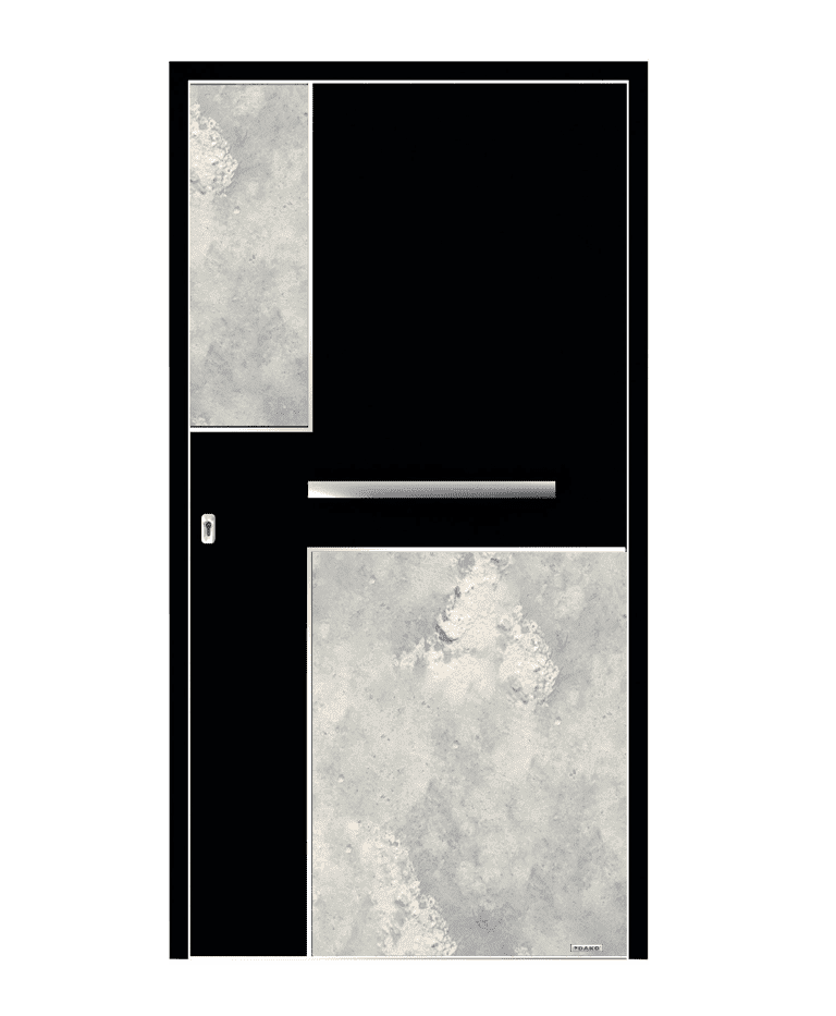 Porte d'entrée aluminium modèle SALWIA – Romisol Suisse