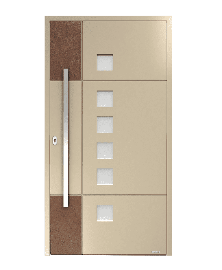 Porte d'entrée aluminium modèle WERA – Romisol Suisse