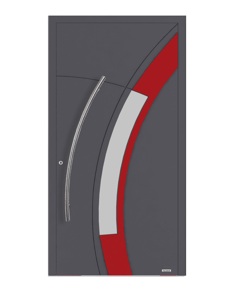 Porte d'entrée aluminium modèle GLORIA – Romisol Suisse