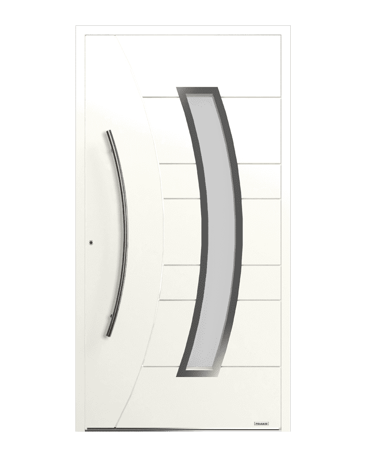 Porte d'entrée aluminium modèle NIMFA – Romisol Suisse