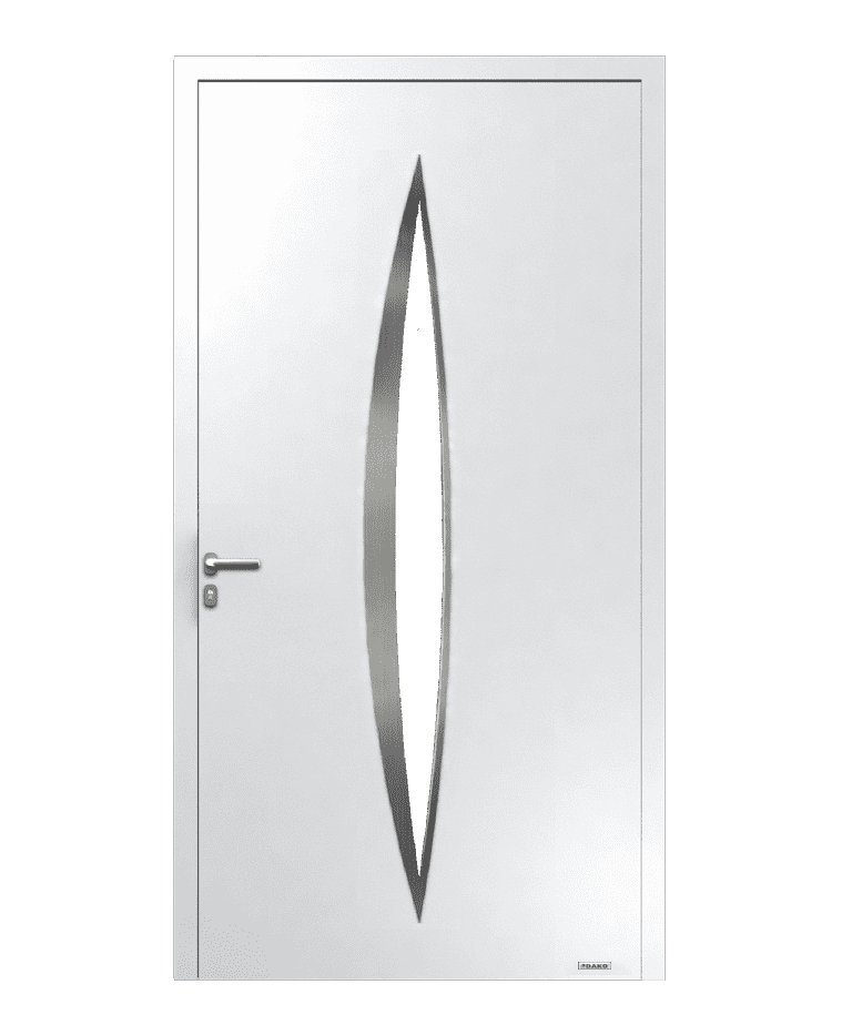 Porte d'entrée aluminium modèle FEBA – Romisol Suisse