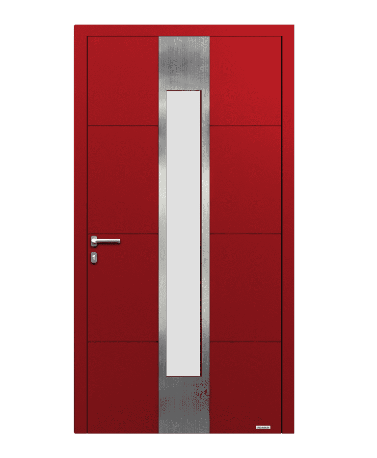 Porte d'entrée aluminium modèle PECOS – Romisol Suisse