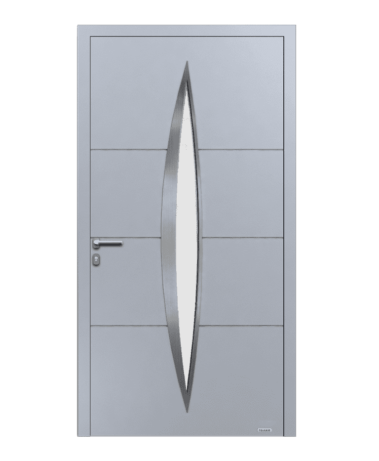 Porte d'entrée aluminium modèle THELON – Romisol Suisse