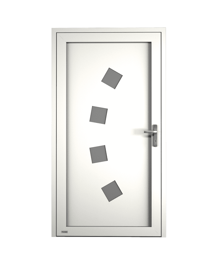 Porte d'entrée aluminium modèle AMIR – Romisol Suisse