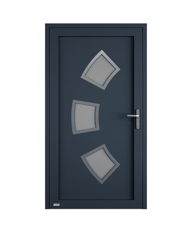 Porte d'entrée aluminium modèle HUGO – Romisol Suisse