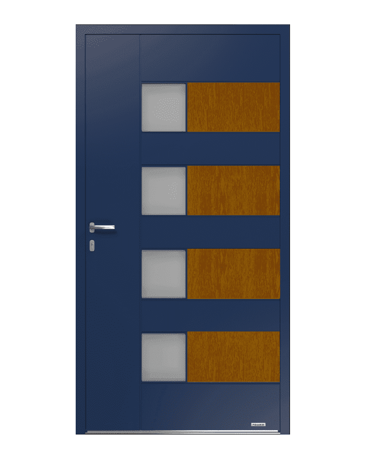 Porte d'entrée aluminium modèle ALLA – Romisol Suisse