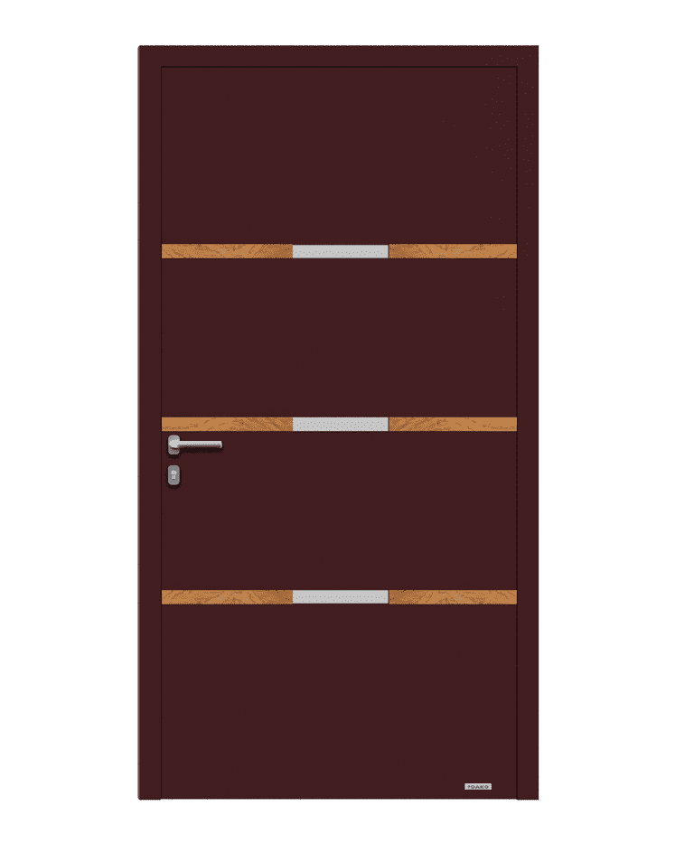 Porte d'entrée aluminium modèle CAURA – Romisol Suisse