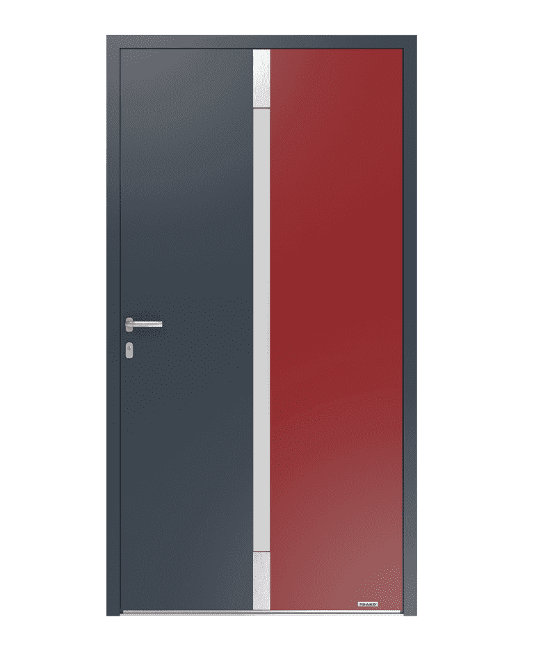 Porte d'entrée aluminium modèle EUNIKA – Romisol Suisse