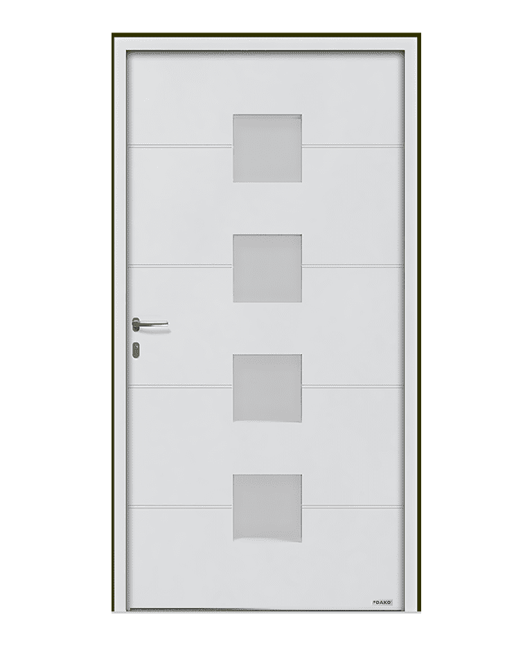 Porte d'entrée bois-aluminium modèle ARGEA – Romisol Suisse