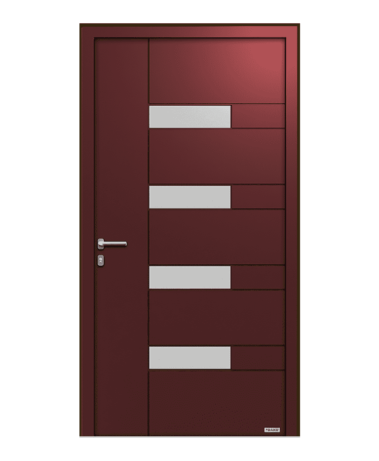 Porte d'entrée bois-aluminium modèle DALIA – Romisol Suisse