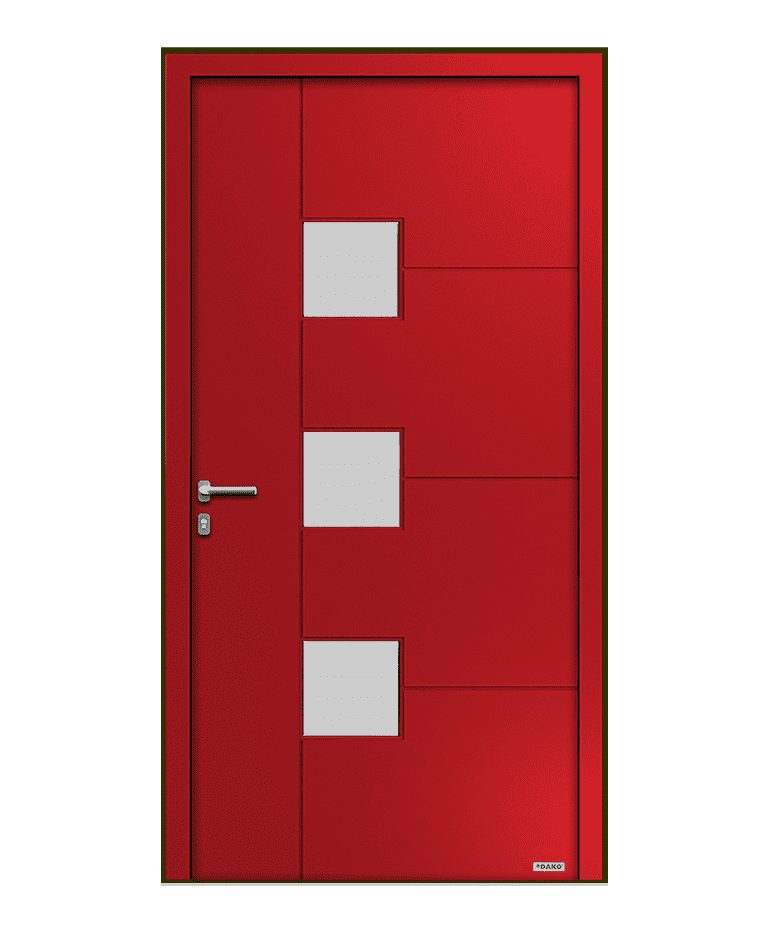 Porte d'entrée bois-aluminium modèle IDALIA – Romisol Suisse