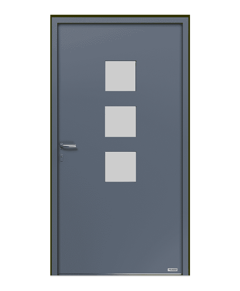 Porte d'entrée bois-aluminium modèle PERLA – Romisol Suisse