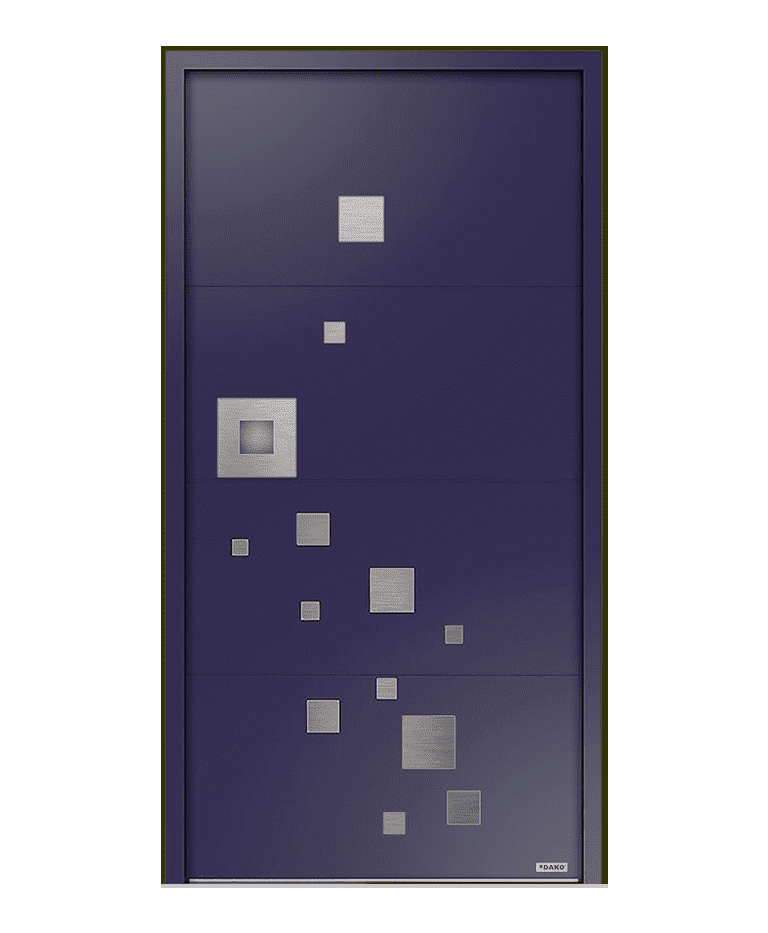 Porte d'entrée bois-aluminium modèle KASJOPEA – Romisol Suisse