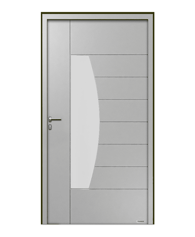 Porte d'entrée bois-aluminium modèle KORA – Romisol Suisse