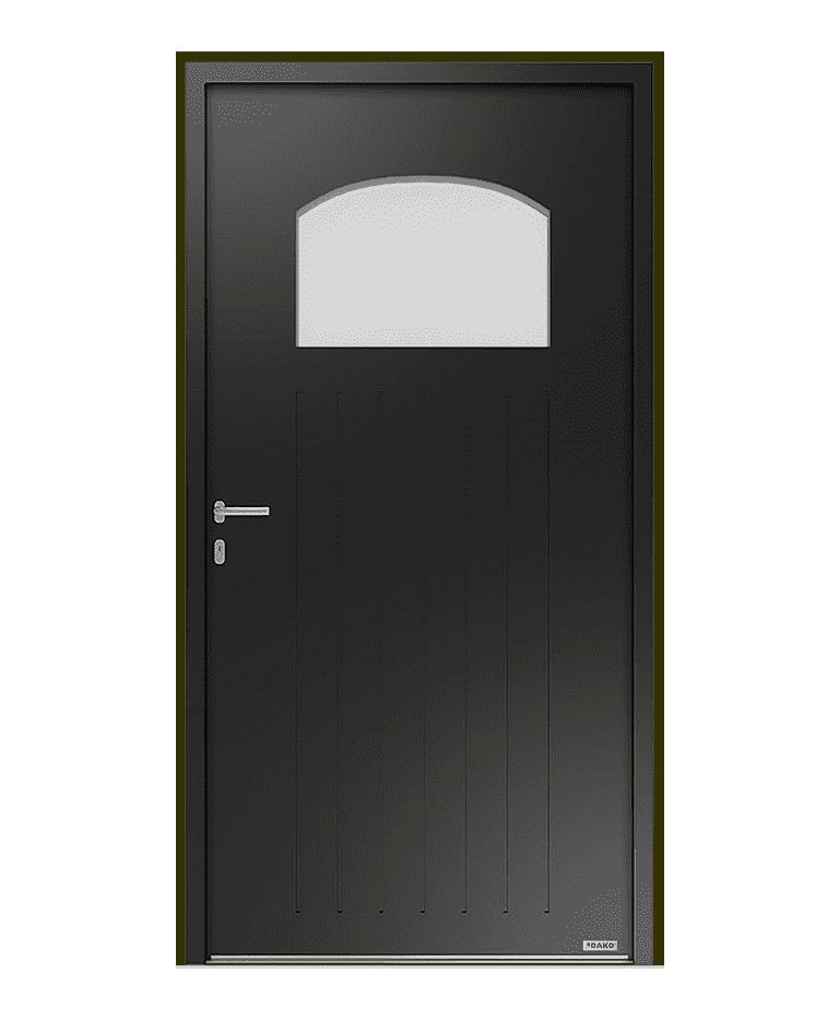 Porte d'entrée bois-aluminium modèle LUX – Romisol Suisse