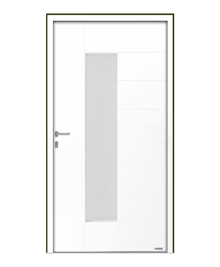 Porte d'entrée bois-aluminium modèle SOTERA – Romisol Suisse