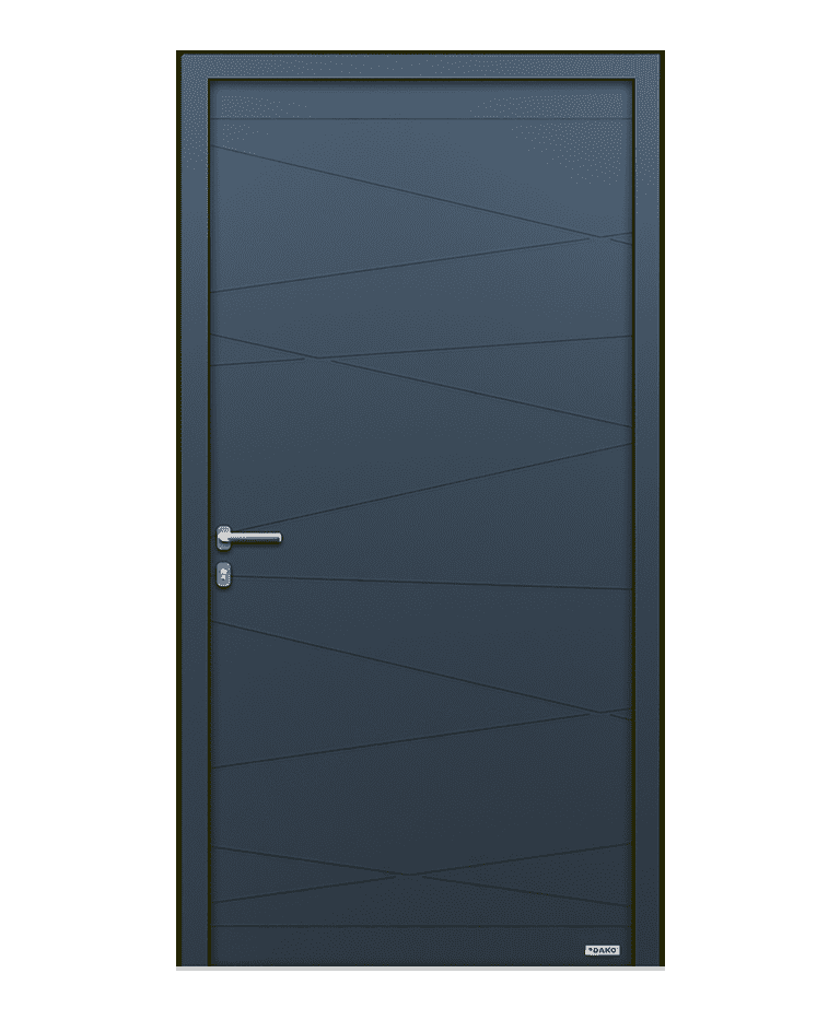 Porte d'entrée bois-aluminium modèle ANDREA – Romisol Suisse