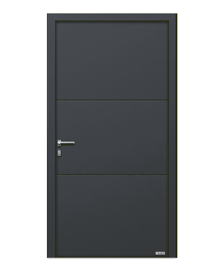 Porte d'entrée bois-aluminium modèle MEVA – Romisol Suisse