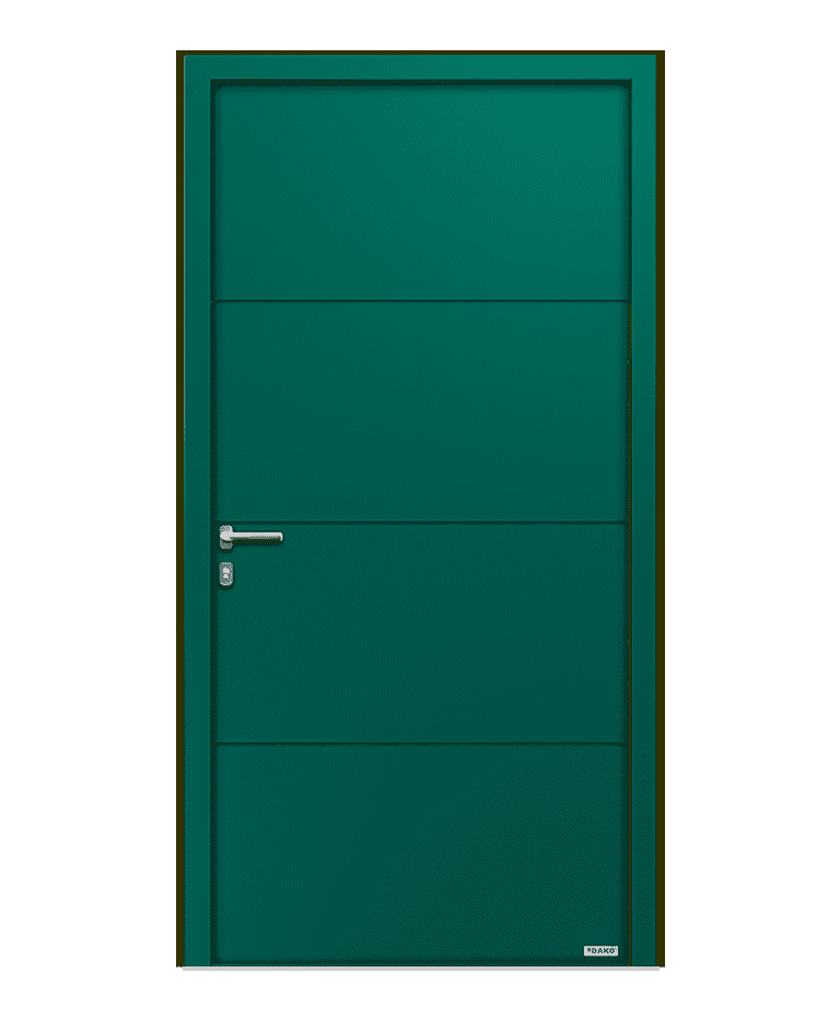 Porte d'entrée bois-aluminium modèle NOEL – Romisol Suisse