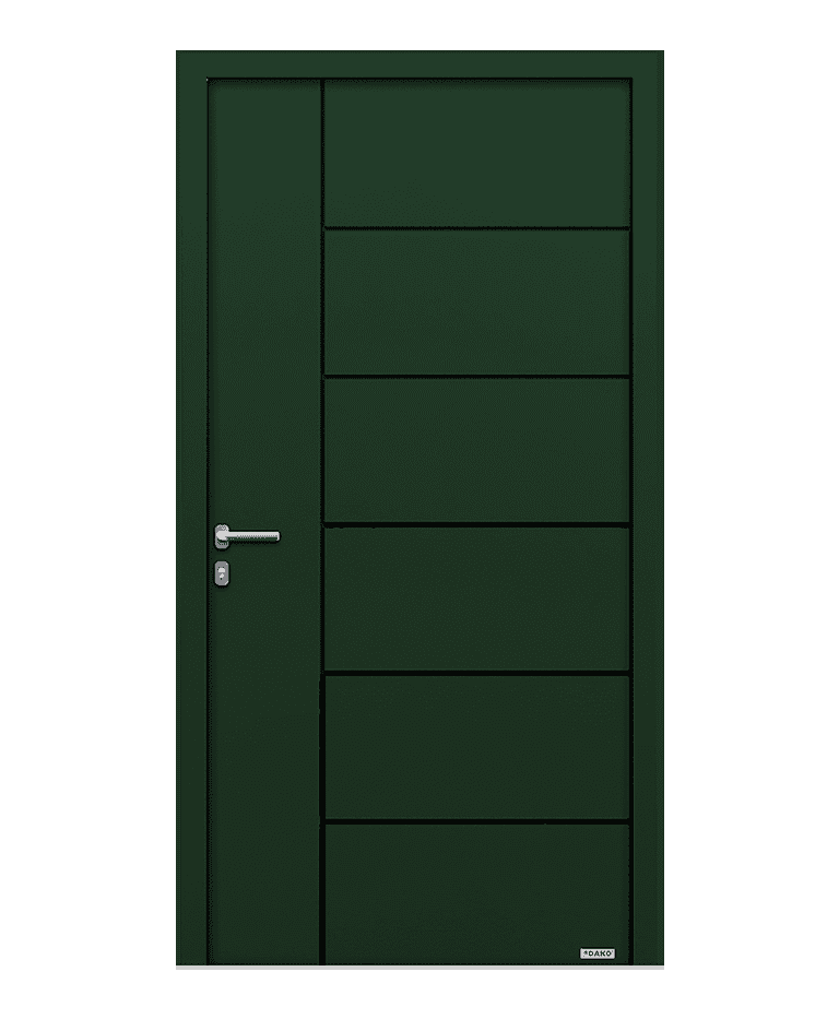 Porte d'entrée bois-aluminium modèle TALA – Romisol Suisse
