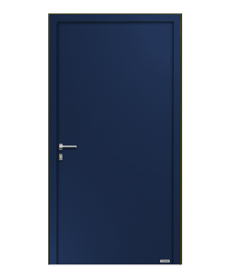 Porte d'entrée bois-aluminium minimaliste modèle TIRANO – Romisol Suisse