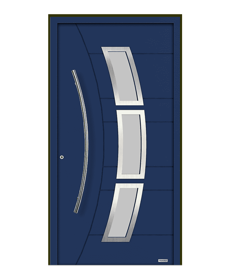 Porte d'entrée bois-aluminium modèle OFELIA – Romisol Suisse