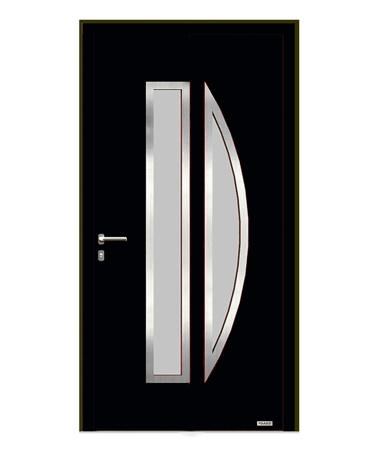 Porte d'entrée bois-aluminium modèle STELLA – Romisol Suisse