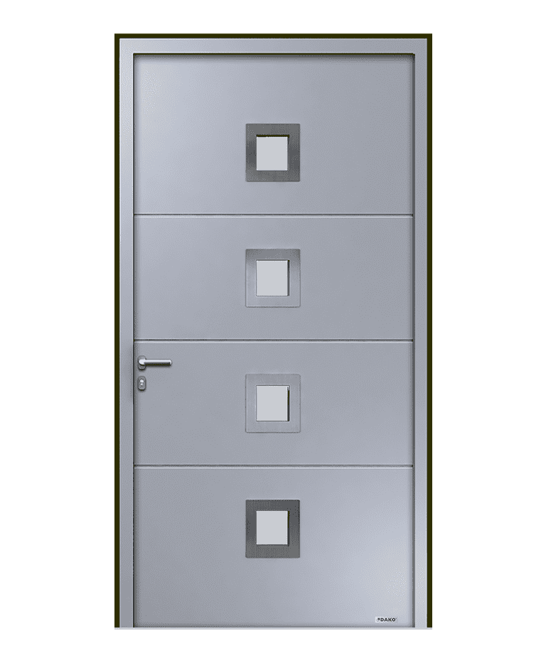 Porte d'entrée bois-aluminium modèle KEIRA – Romisol Suisse