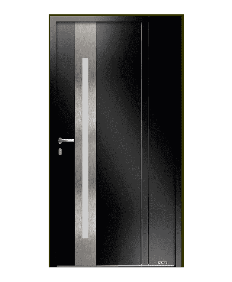 Porte d'entrée bois-aluminium modèle NICETA – Romisol Suisse