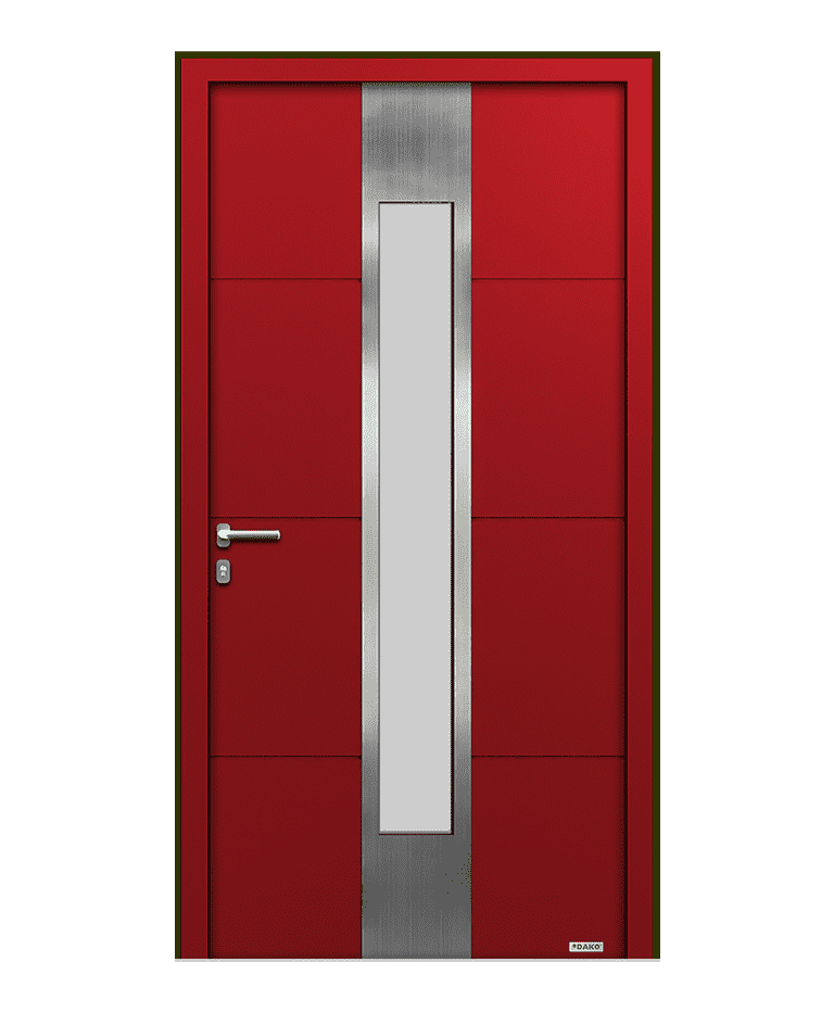 Porte d'entrée bois-aluminium modèle PECOS – Romisol Suisse