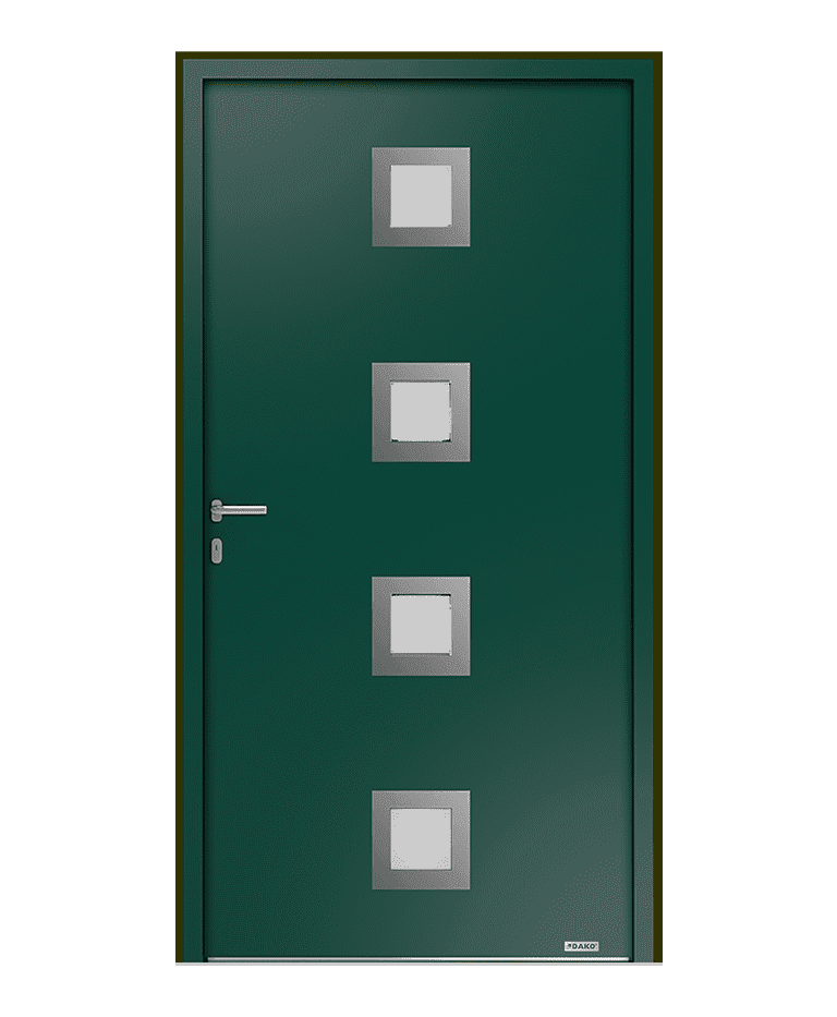 Porte d'entrée bois-aluminium modèle RESTINGA – Romisol Suisse