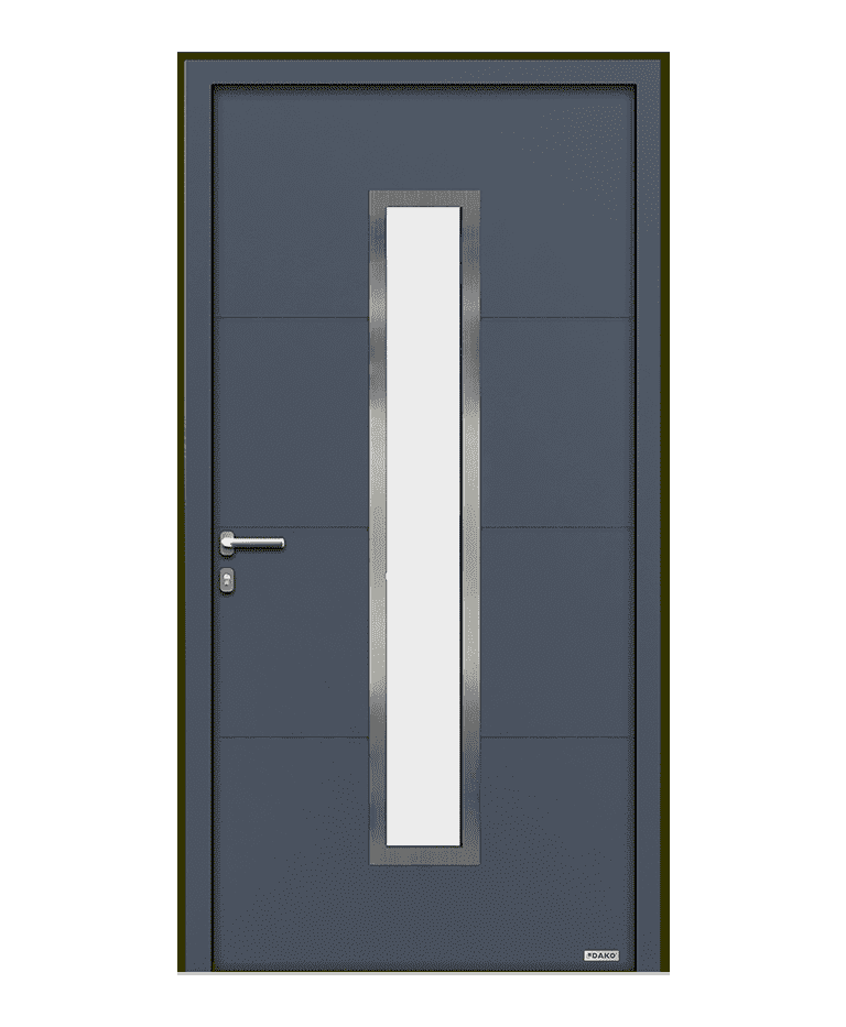 Porte d'entrée bois-aluminium modèle SABANA – Romisol Suisse