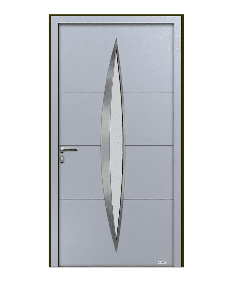 Porte d'entrée bois-aluminium modèle THELON – Romisol Suisse
