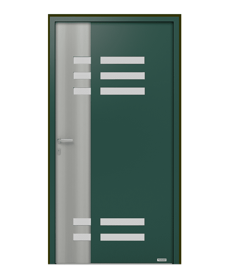 Porte d'entrée bois-aluminium modèle TULIA – Romisol Suisse