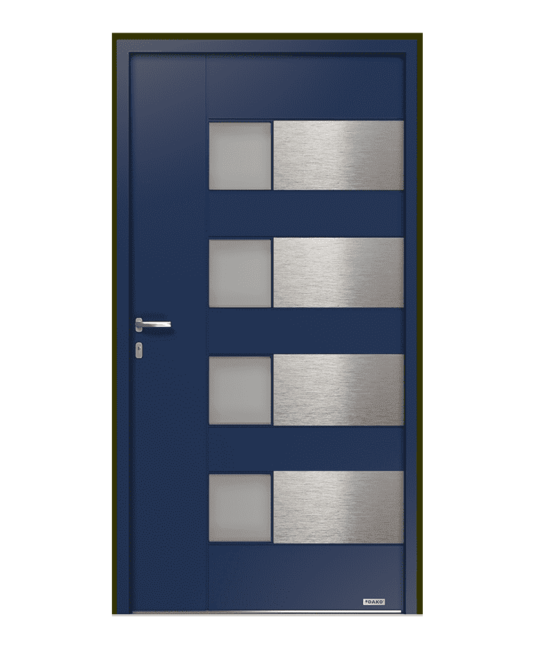 Porte d'entrée bois-aluminium modèle ALLA – Romisol Suisse