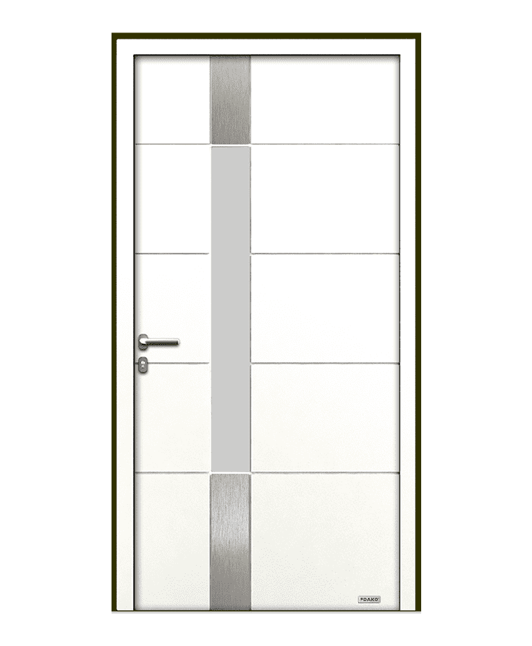 Porte d'entrée bois-aluminium modèle NILA – Romisol Suisse