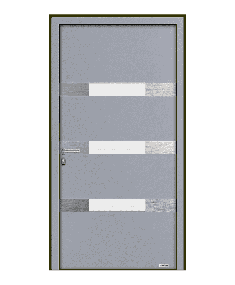 Porte d'entrée bois-aluminium modèle ZOE – Romisol Suisse