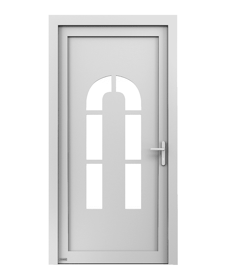 Porte d'entrée PVC modèle NL-EK17 – Romisol Suisse