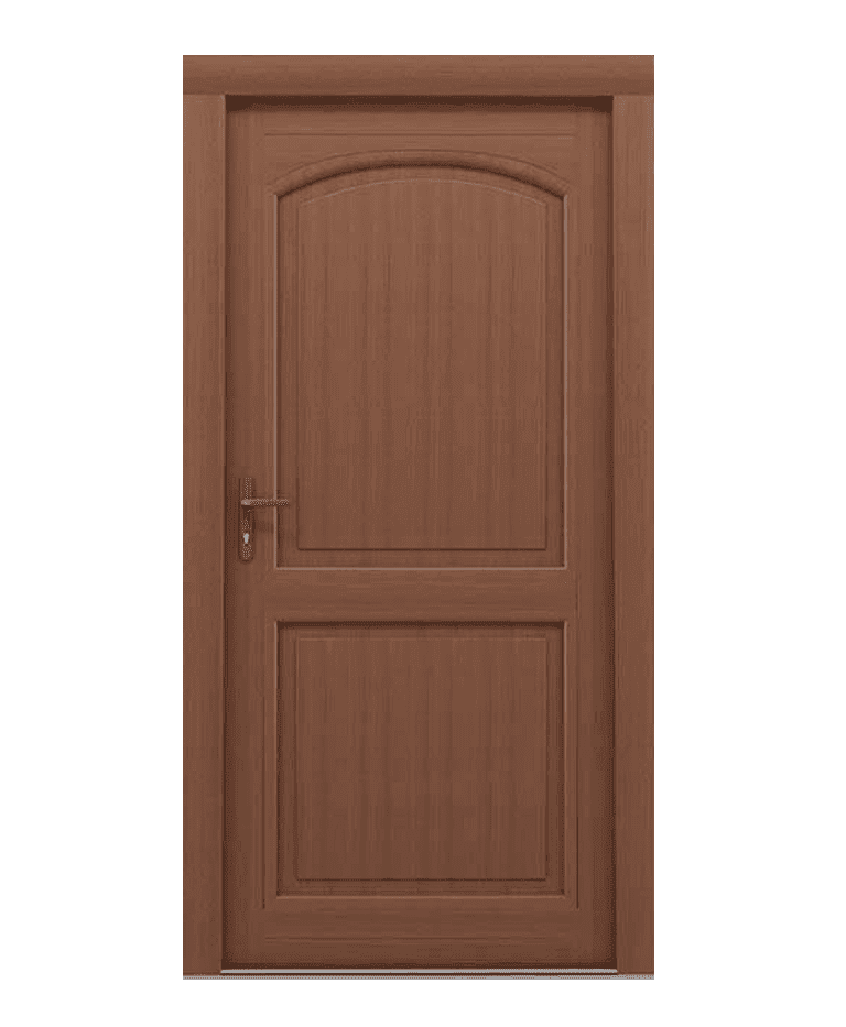 Porte d'entrée bois traditionnelle vitrée cadre classique modèle PANAMA – Romisol Suisse